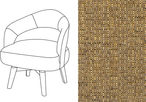 Mercer Swivel Dining Chair Havana PRO-9
