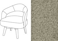 Mercer Swivel Dining Chair Trondheim 504