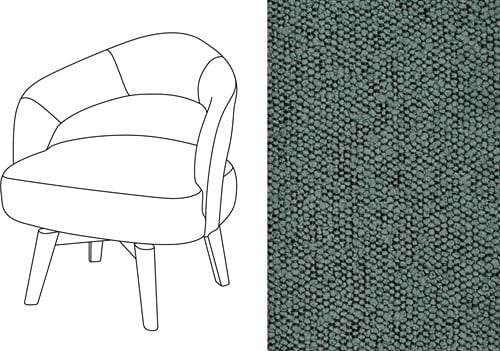Mercer Swivel Dining Chair Trondheim 605