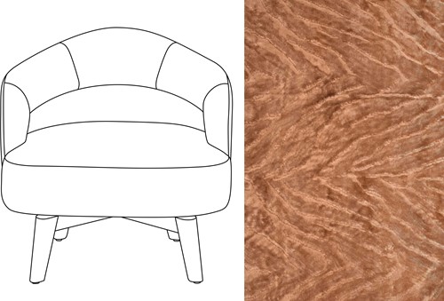 Mercer Swivel Chair Folie Douce 20