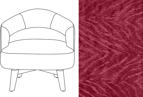 Mercer Swivel Chair Folie Douce 80
