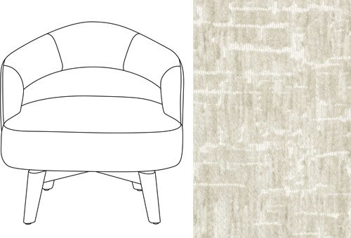 Mercer Swivel Chair Island 106