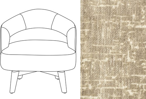Mercer Swivel Chair Island 124