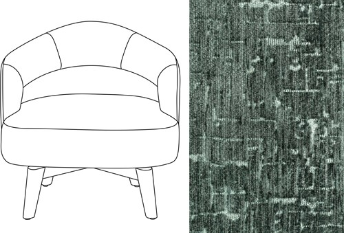 Mercer Swivel Chair Island 56