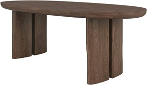 Durban Oval Dining Table Ash Grey Versmissen