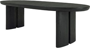 Durban Oval Dining Table Black Versmissen