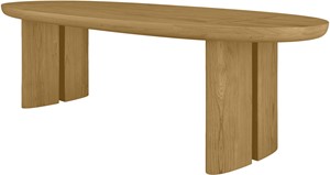 Durban Oval Dining Table Natural Smoked Versmissen