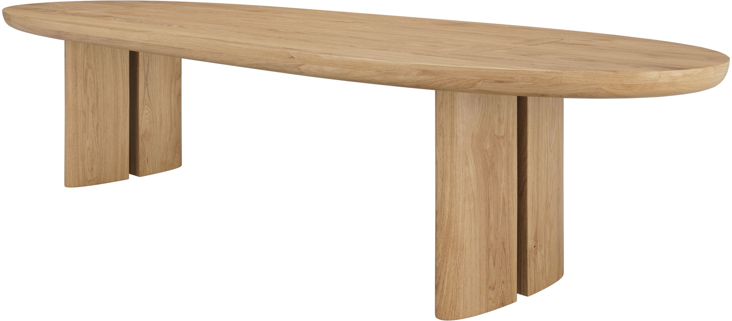 Durban Oval Dining Table Natural Versmissen