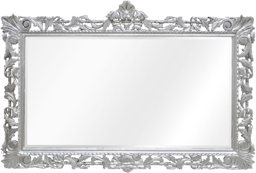 Baroque Mirror Horizontal Silver