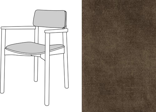 Mine Armchair Uph. Adore 108