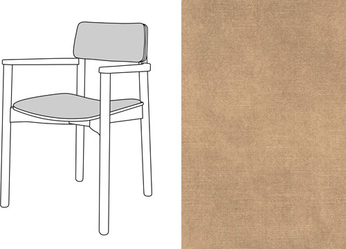 Mine Armchair Uph. Adore 10