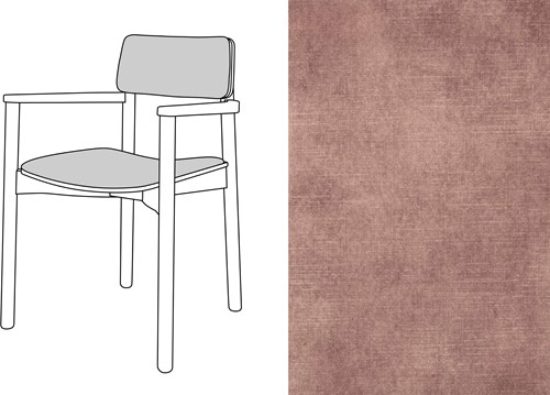 Mine Armchair Uph. Adore 200