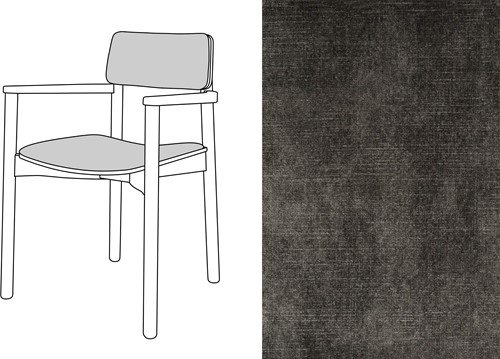 Mine Armchair Uph. Adore 67