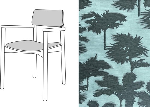 Mine Armchair Uph. Be Bop A Lula 010
