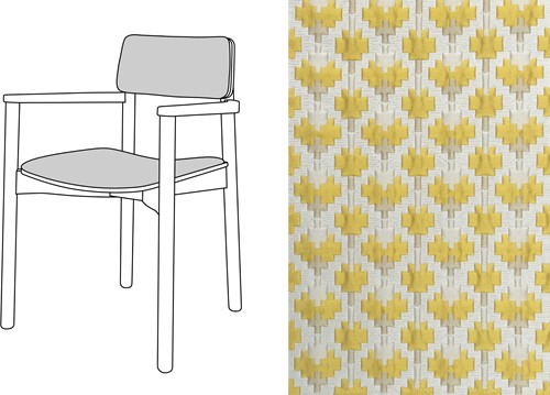 Mine Armchair Uph. Coriandoli 002