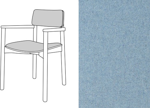 Mine Armchair Uph. Facet 41