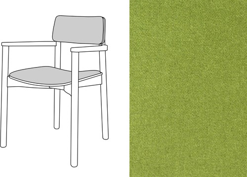 Mine Armchair Uph. Facet 52