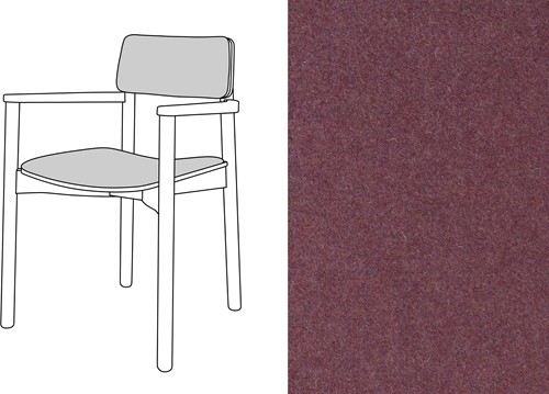 Mine Armchair Uph. Facet 74