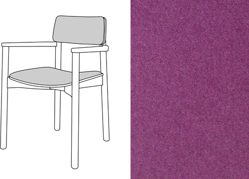 Mine Armchair Uph. Facet 76