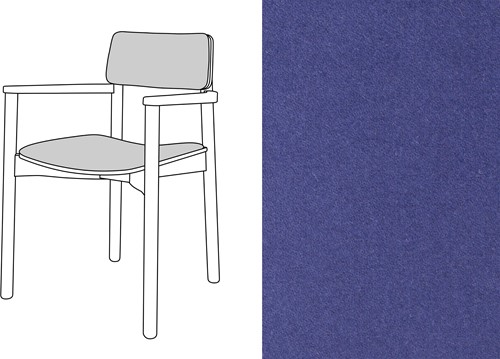 Mine Armchair Uph. Facet 90