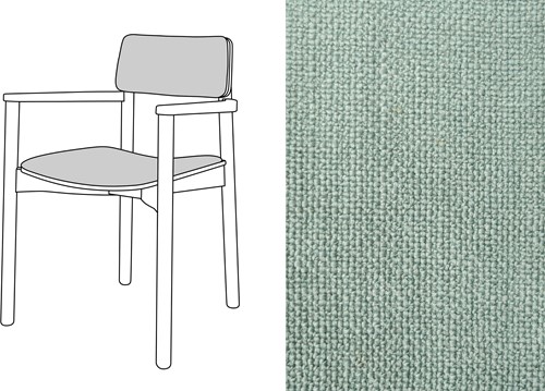 Mine Armchair Uph. Paco Lichen