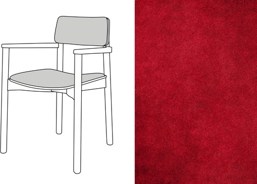 Mine Armchair Uph. Velour 001