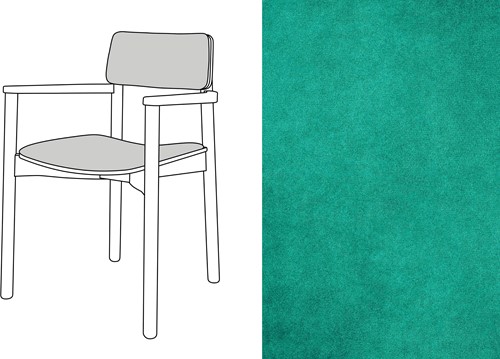 Mine Armchair Uph. Velour 006