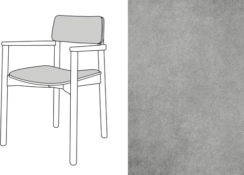 Mine Armchair Uph. Velour 009