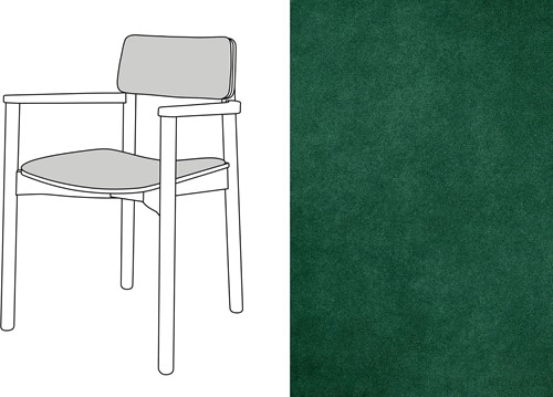 Mine Armchair Uph. Velour 020