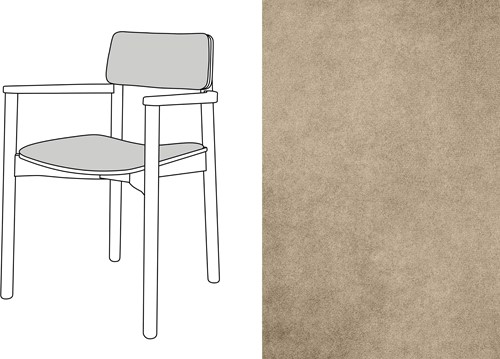 Mine Armchair Uph. Velour 032