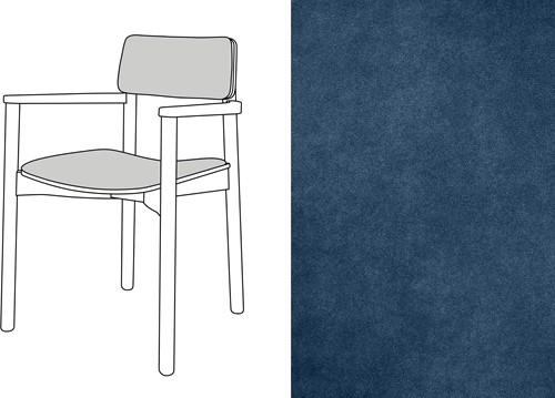 Mine Armchair Uph. Velour 061