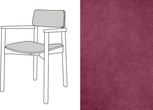Mine Armchair Uph. Velour 083