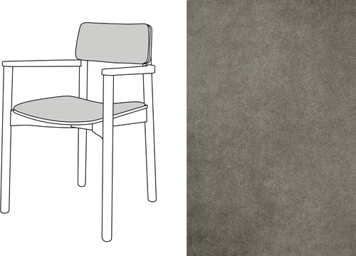 Mine Armchair Uph. Velour 090