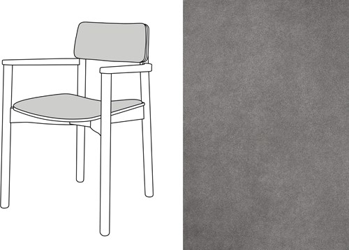 Mine Armchair Uph. Velour 093