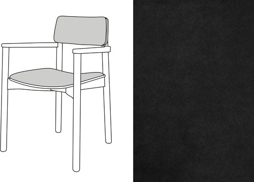 Mine Armchair Uph. Velour 999