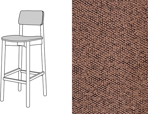 Mine Bar Chair Uph. Trondheim 104