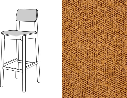 Mine Bar Chair Uph. Trondheim 306