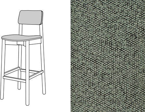 Mine Bar Chair Uph. Trondheim 505