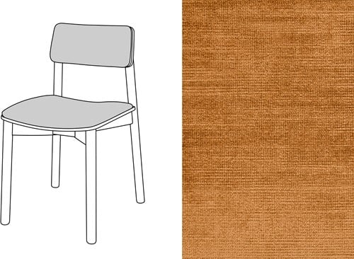 Mine Dining Chair Uph. Avignon Sunset (530)