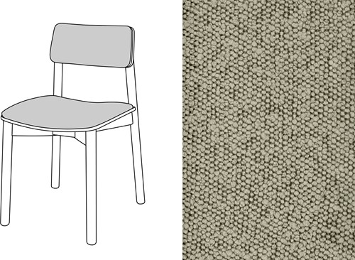 Mine Dining Chair Uph. Trondheim 504