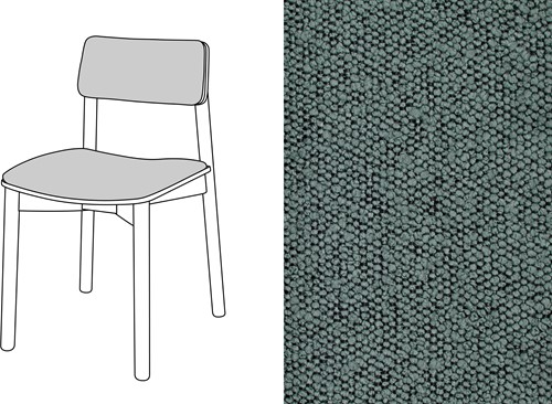 Mine Dining Chair Uph. Trondheim 605