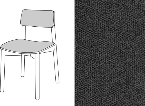Mine Dining Chair Uph. Trondheim 806