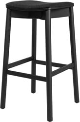 Mine Bar Stool Uph. Black
