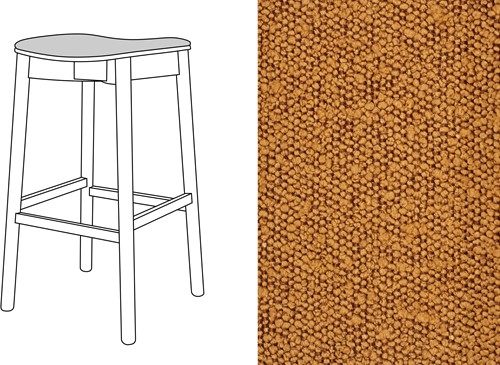 Mine Bar Stool Uph. Trondheim 306