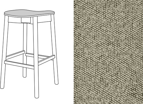Mine Bar Stool Uph. Trondheim 504