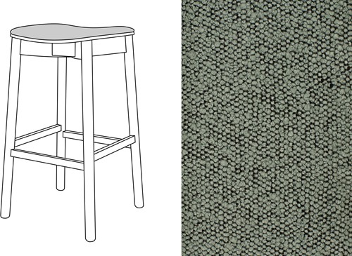 Mine Bar Stool Uph. Trondheim 505