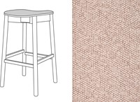 Mine Bar Stool Uph. Trondheim 707