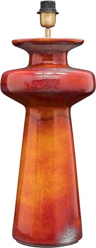Nash Lamp Base Orange