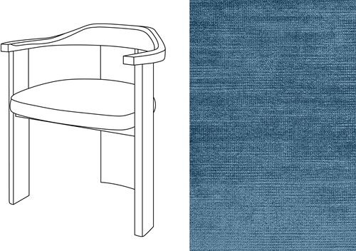 Noble Armchair Avignon Midnight (265)