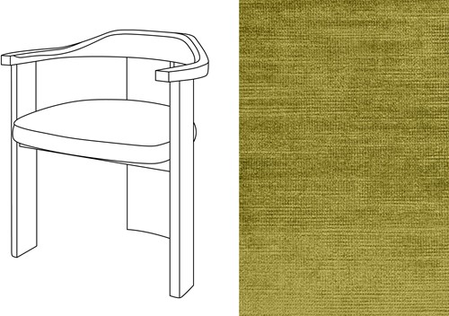 Noble Armchair Avignon Moss (330)